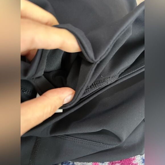 ZYIA Black Cuffed Mirage Mid-Rise 7/8 Leggings - Picture 6 of 11